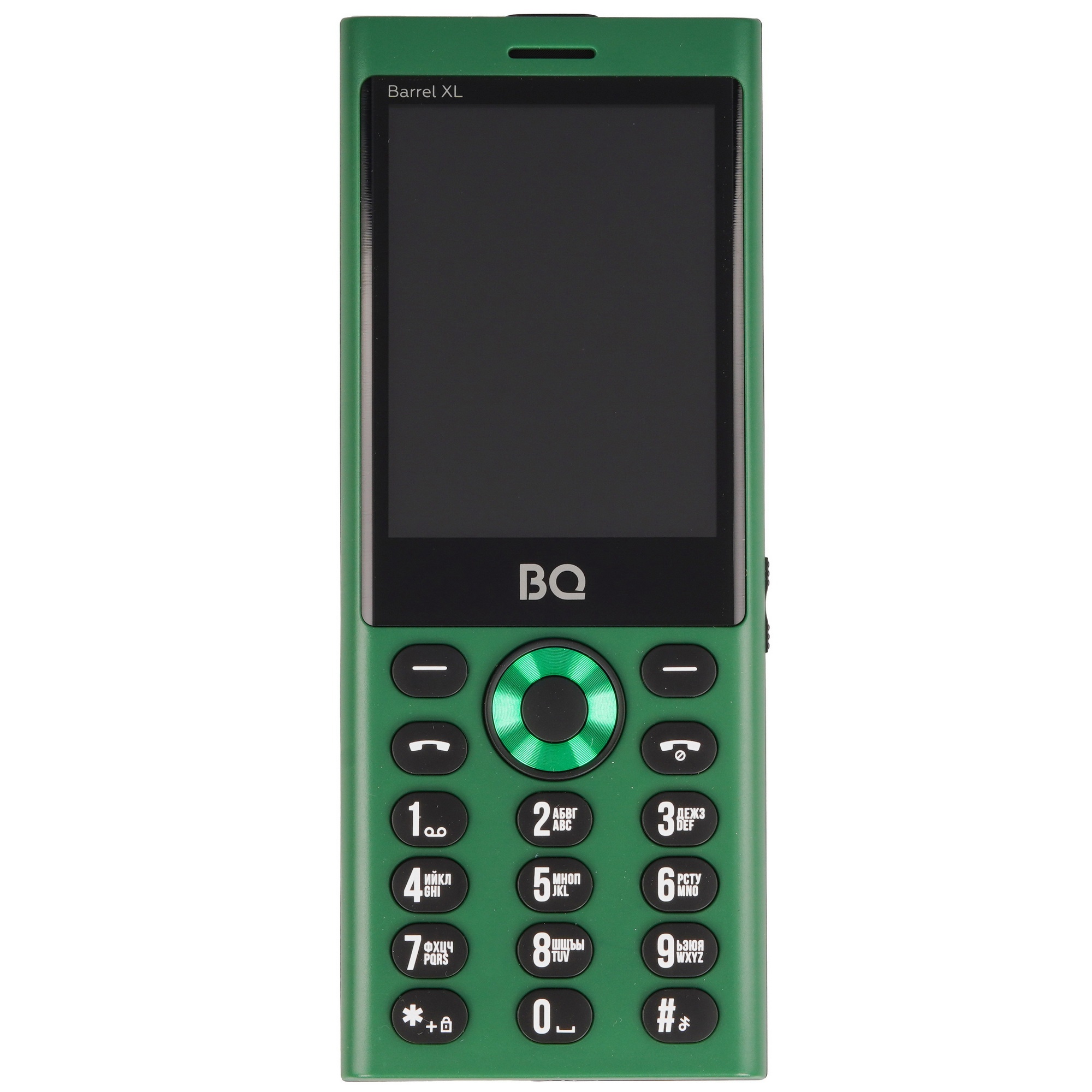 Мобильный телефон BQ 2832 Barrel XL зеленый/черный