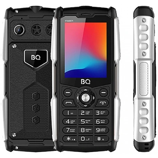 Мобильный телефон BQ 2449 Hammer черный