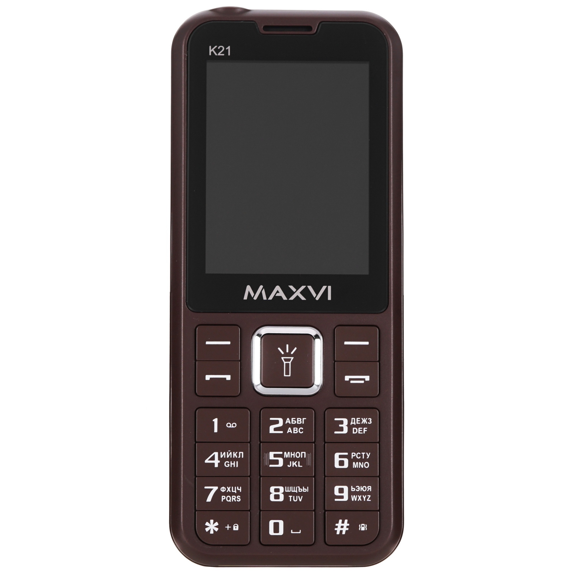 Мобильный телефон Maxvi K21 шоколадный