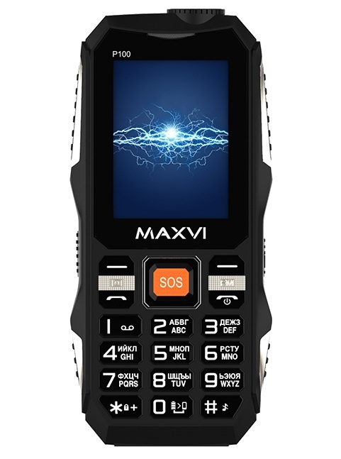 Мобильный телефон Maxvi P100 черный