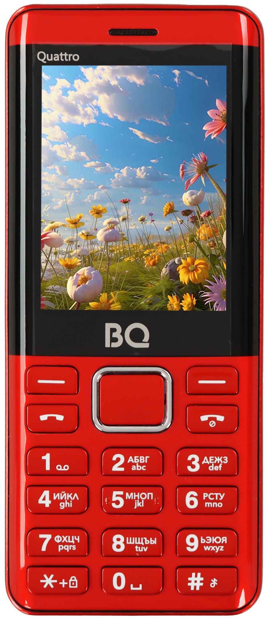 Мобильный телефон BQ 2453 Quattro красный