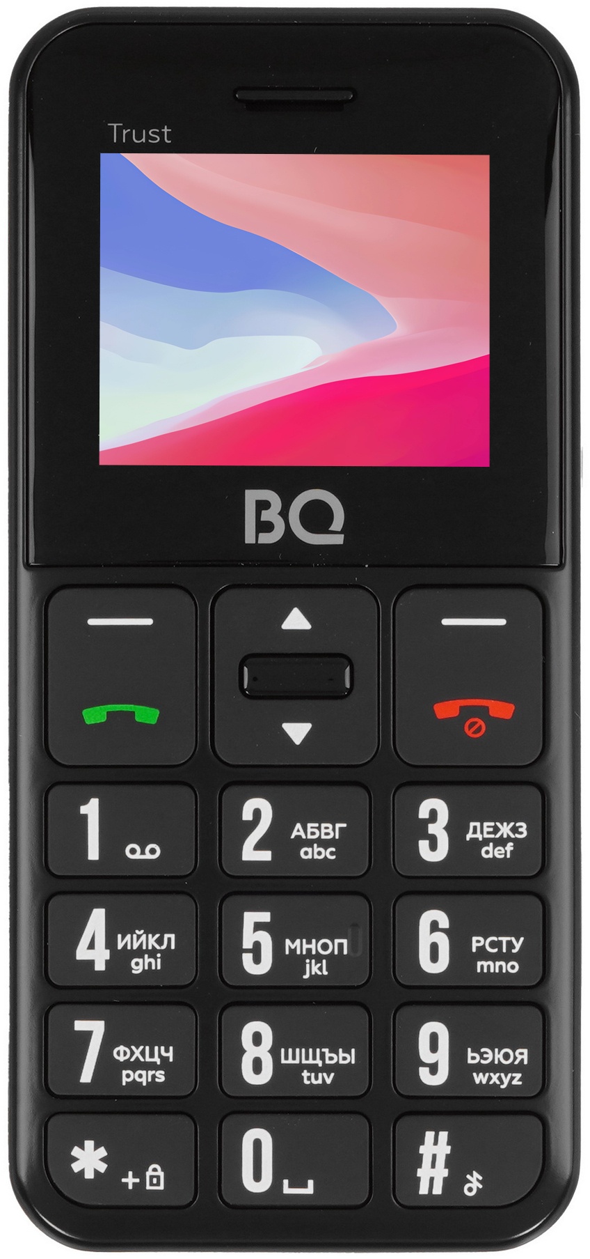 Мобильный телефон BQ 1866 Trust черный MTK6261