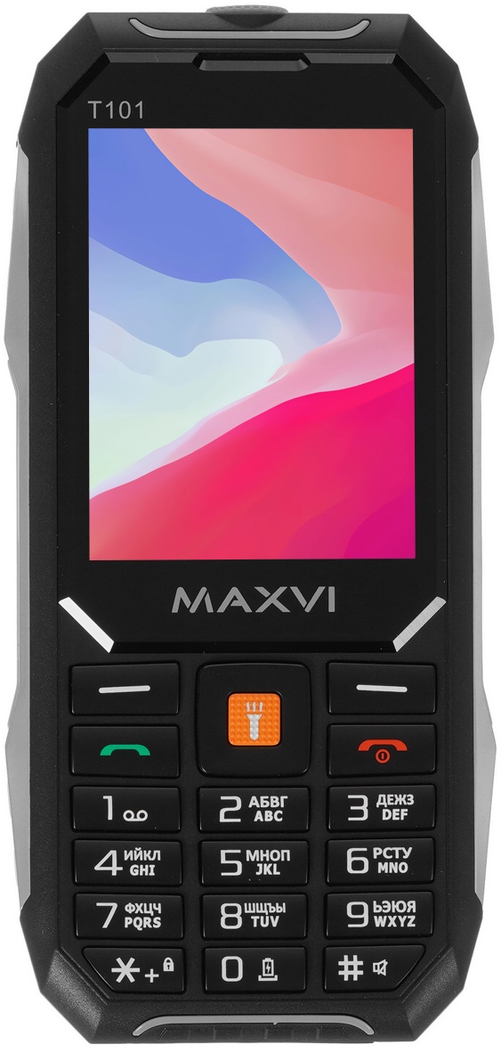 Мобильный телефон Maxvi T101 черный