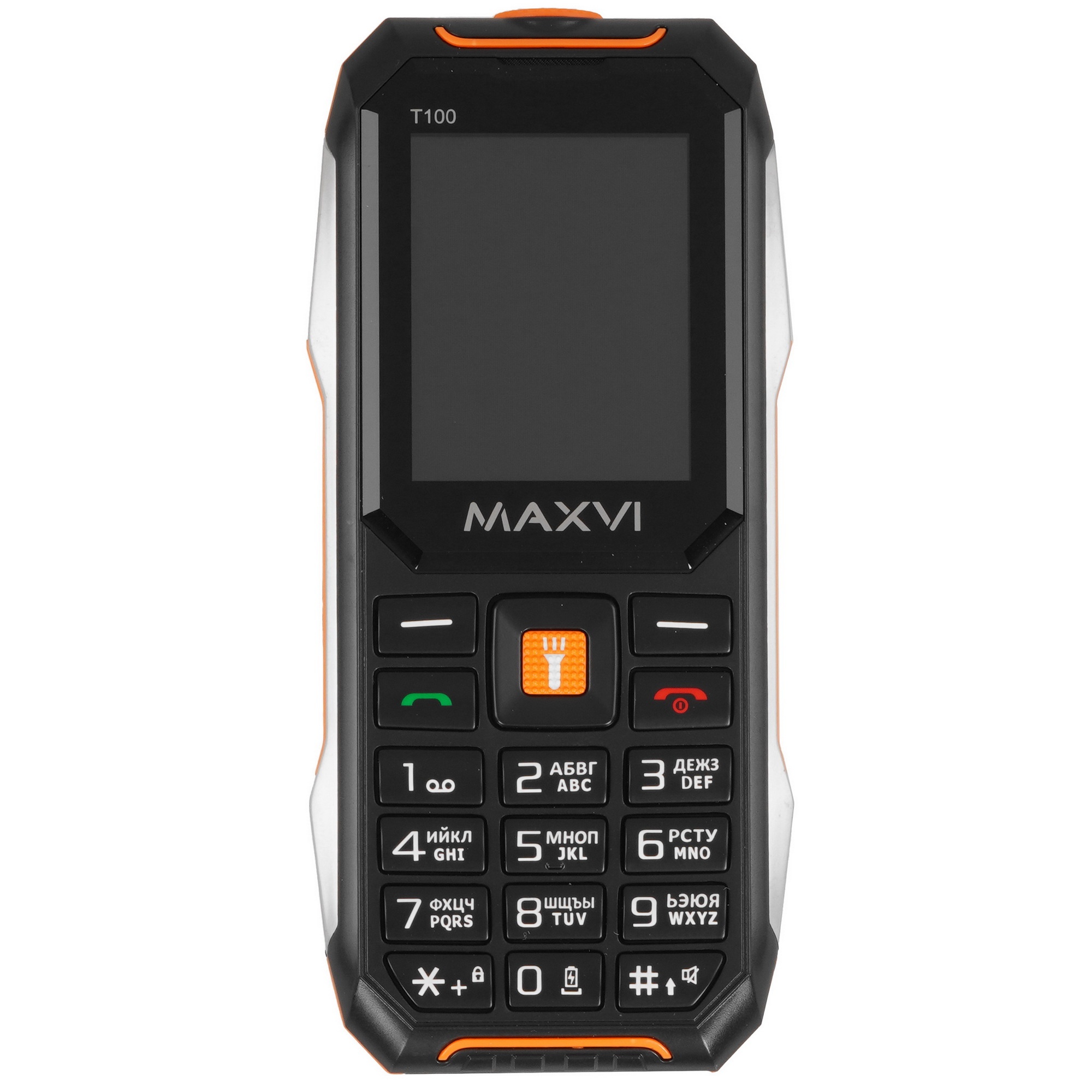 Мобильный телефон Maxvi T100 оранжевый