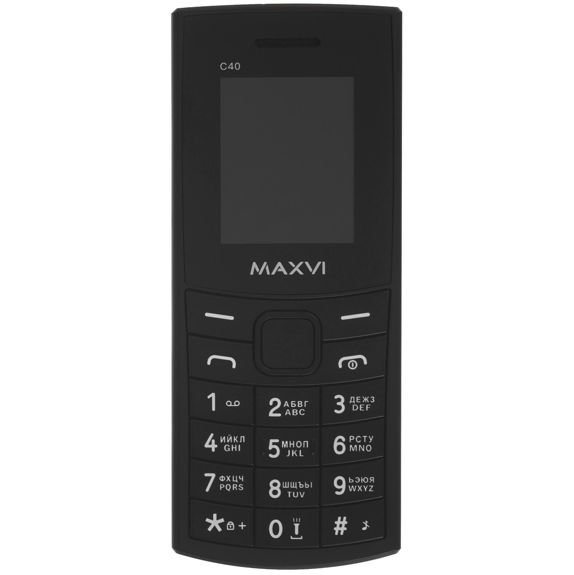 Мобильный телефон Maxvi C40 черный