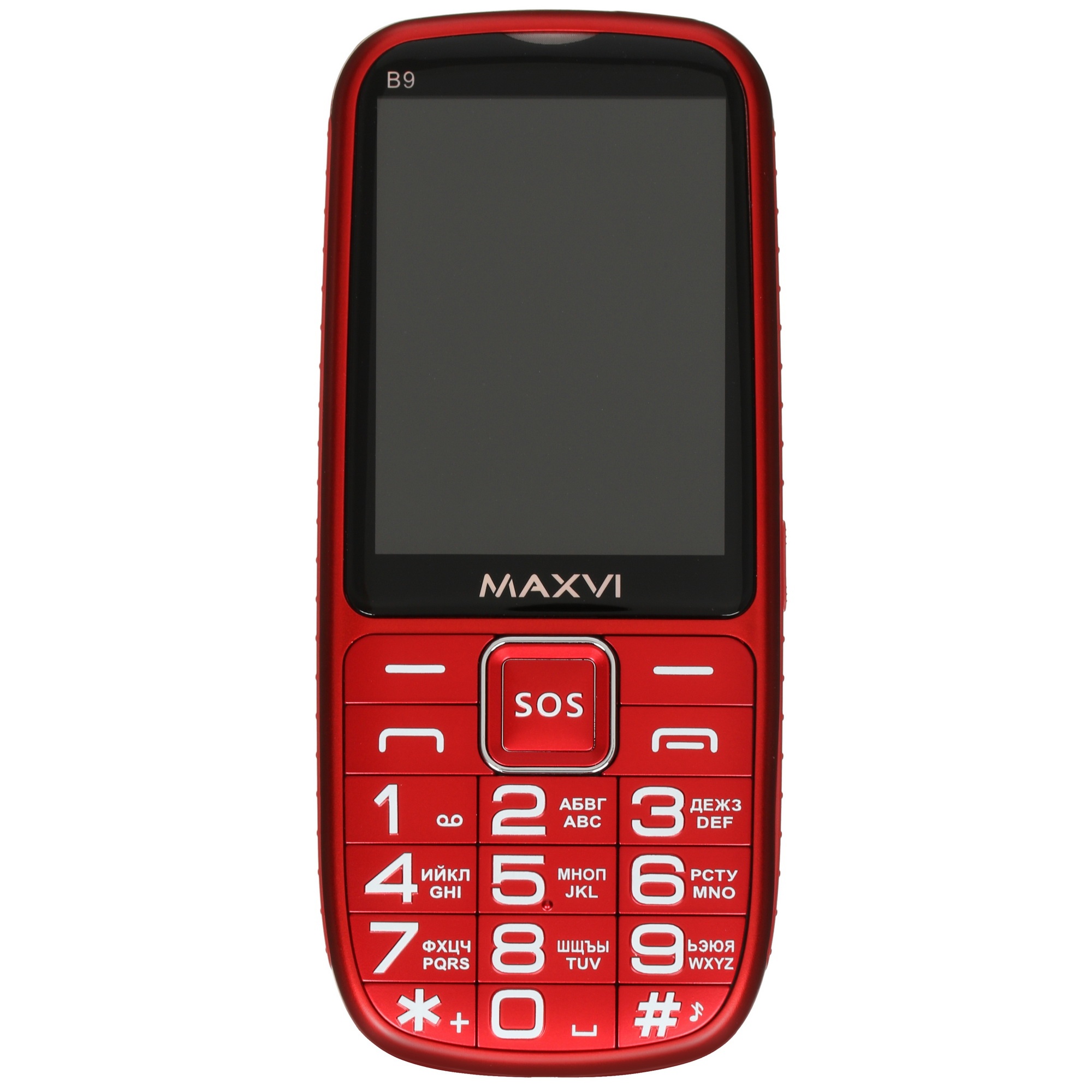 Мобильный телефон Maxvi B9 красный