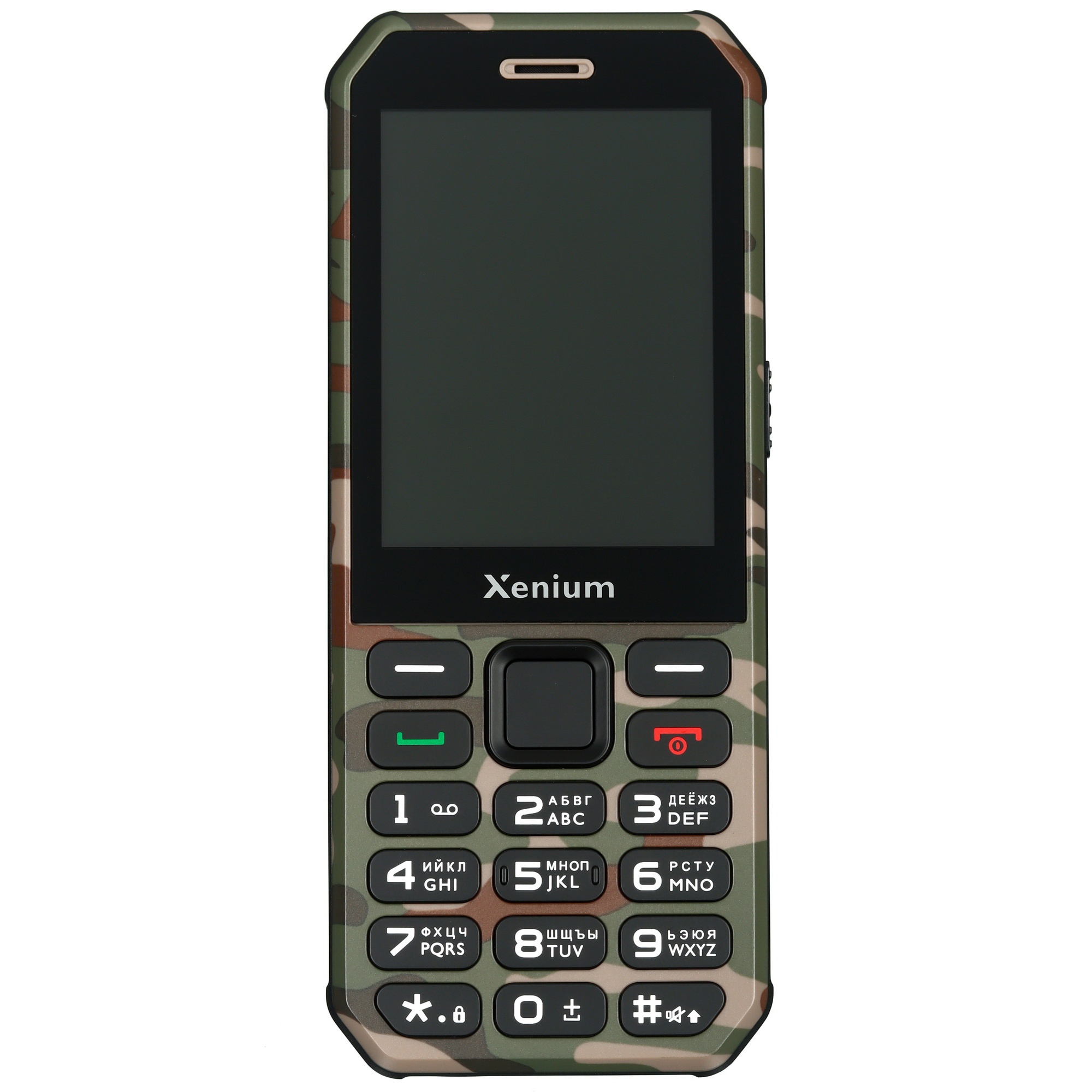 Мобильный телефон Xenium X300 зеленый камуфляж