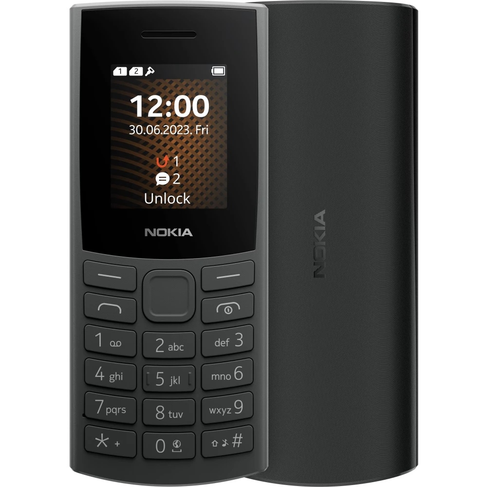 Мобильный телефон Nokia 106 TA-1564 DS CHARCOAL  4/4Mb черный