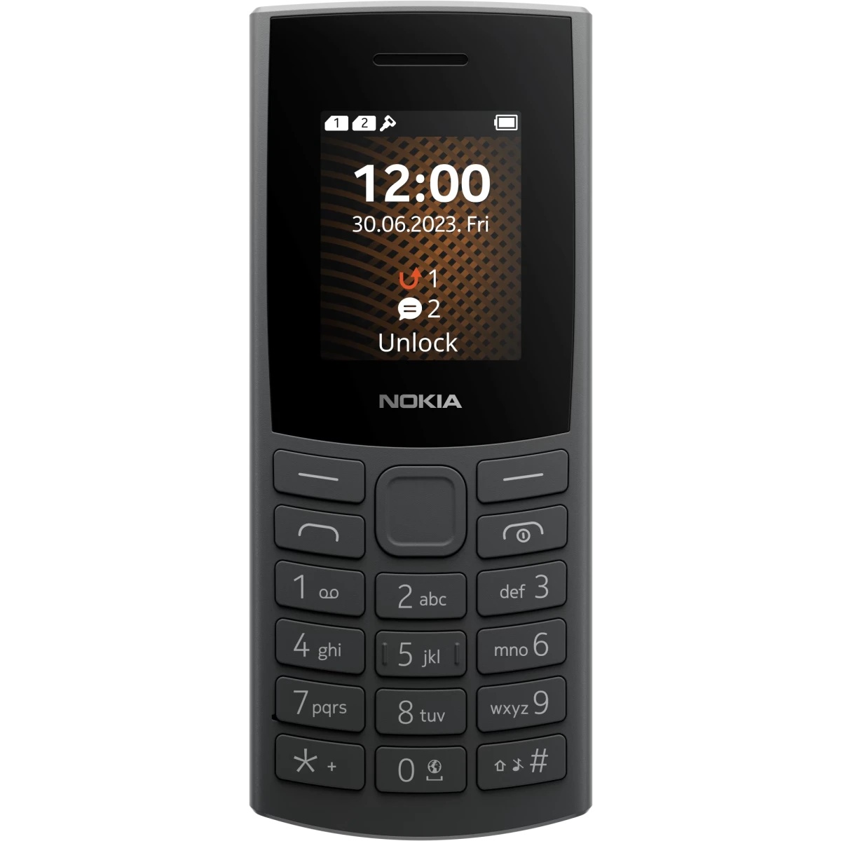 Мобильный телефон Nokia 106 TA-1564 DS CHARCOAL  4/4Mb черный