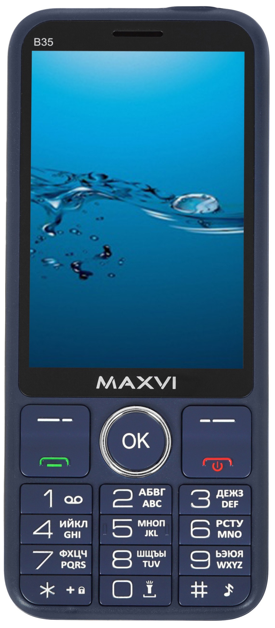 Мобильный телефон MAXVI B35 синий