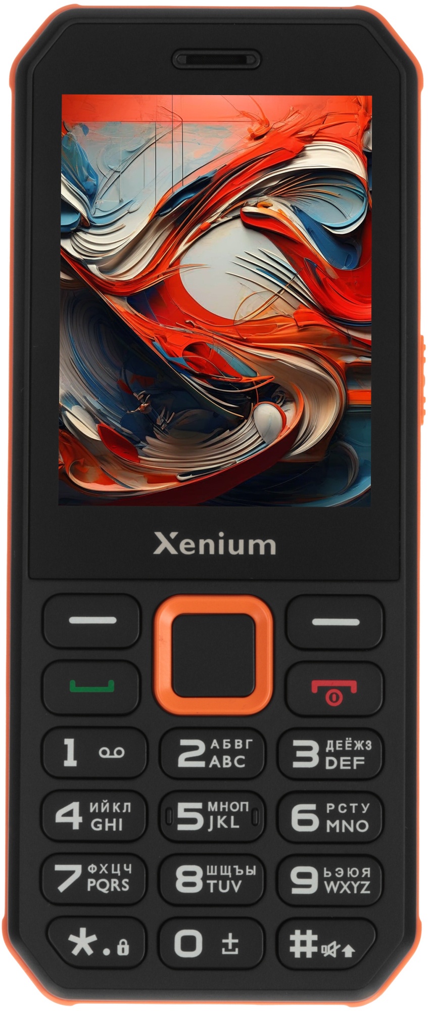 Мобильный телефон Xenium X300 черный/оранжевый