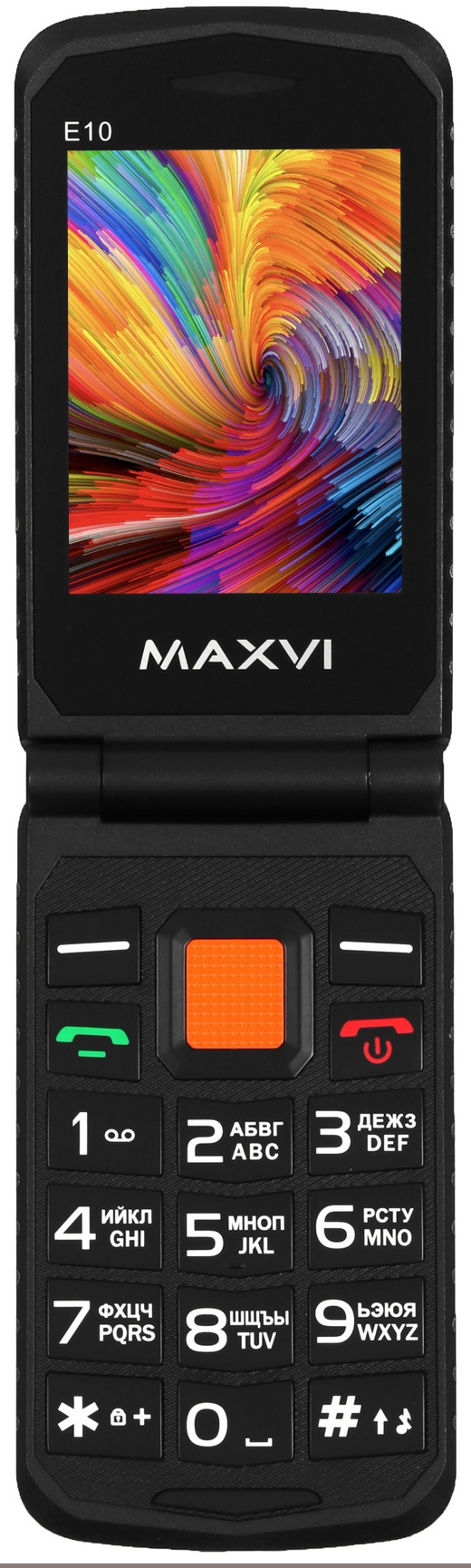 Мобильный телефон Maxvi E10 оранжевый