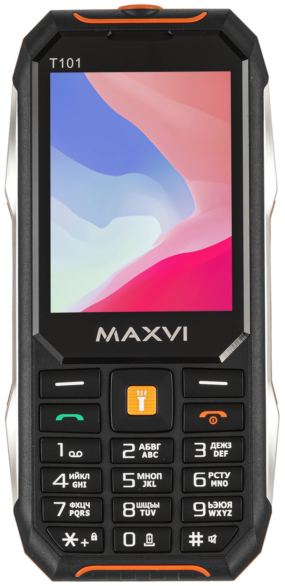 Мобильный телефон Maxvi T101 оранжевый