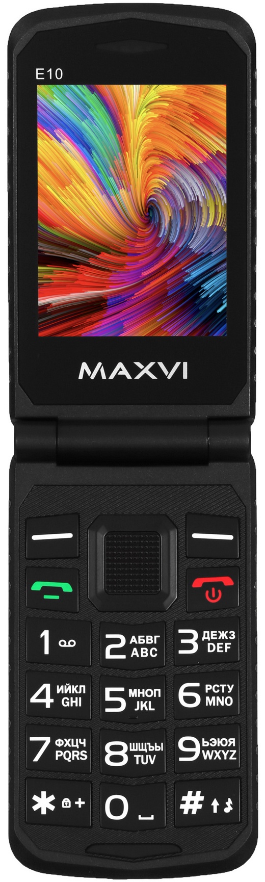 Мобильный телефон Maxvi E10 черный