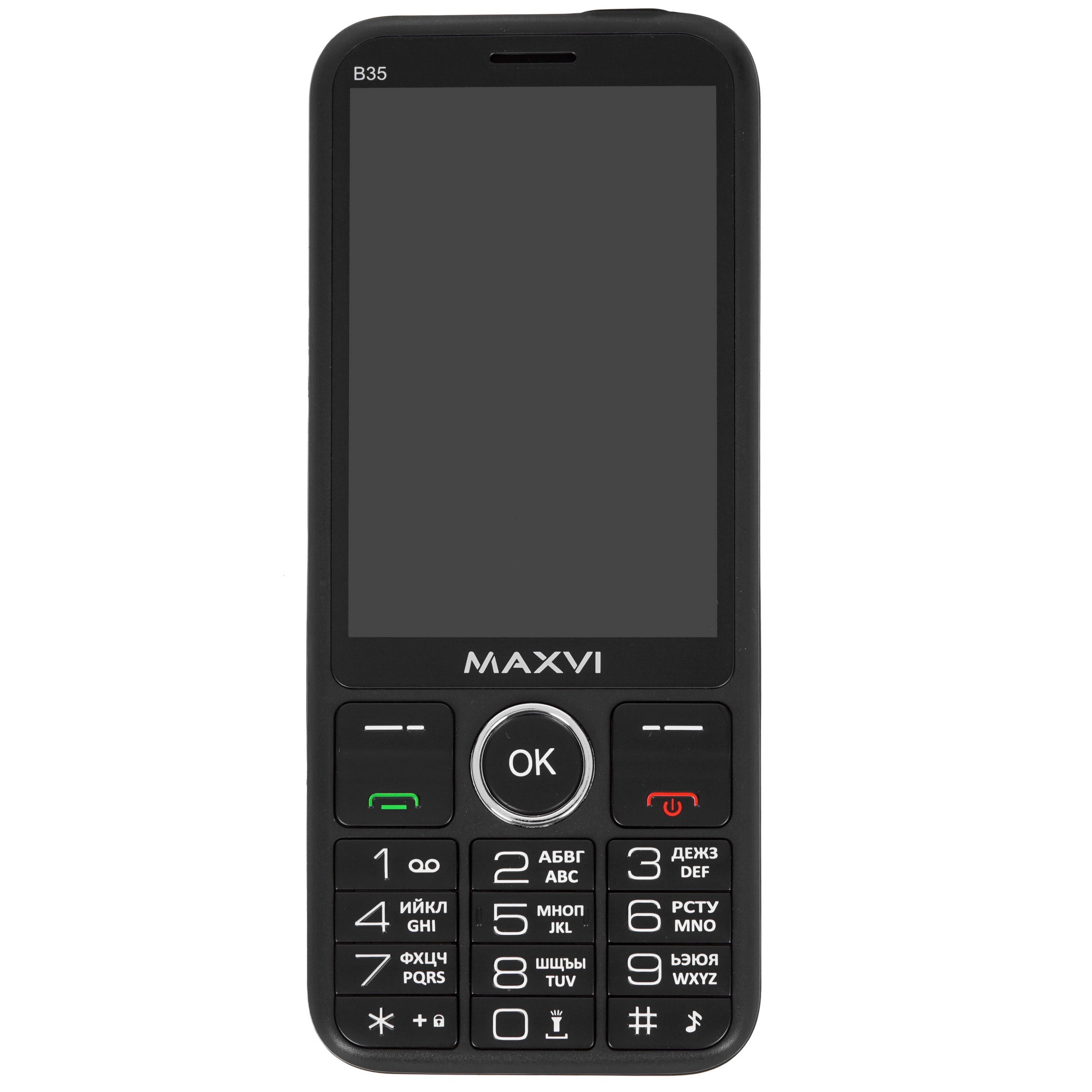 Мобильный телефон MAXVI B35 черный