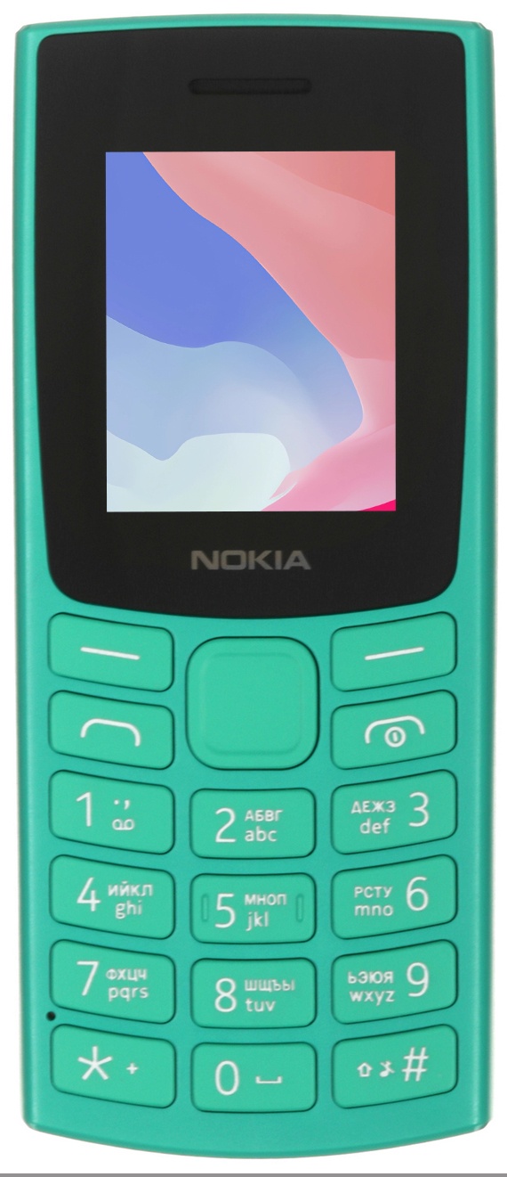 Мобильный телефон Nokia 106 TA-1564 DS EAC 4/4Mb, зеленый