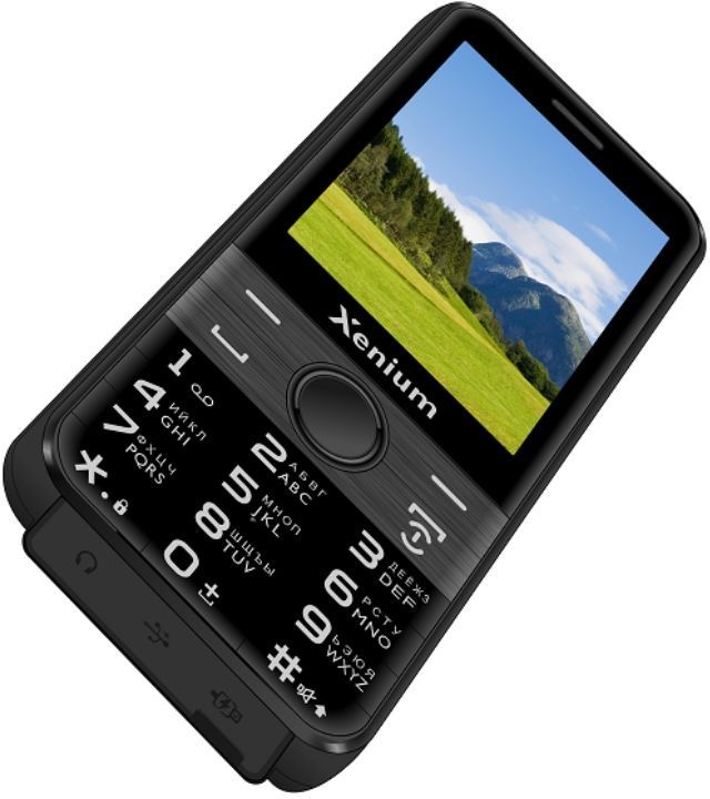 Мобильный телефон Xenium X800 черный моноблок 2Sim 2.8" 240x320 Spreadtrum ThreadX RTOS 0.3Mpix GSM9