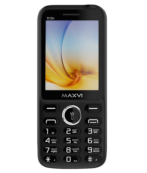 Мобильный телефон Maxvi K15n черный