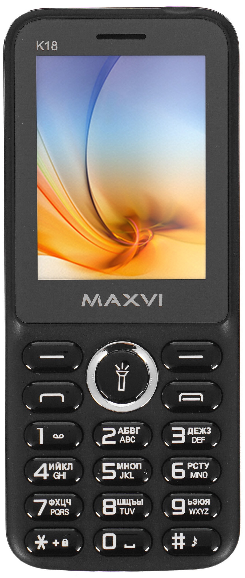 Мобильный телефон Maxvi K18 черный