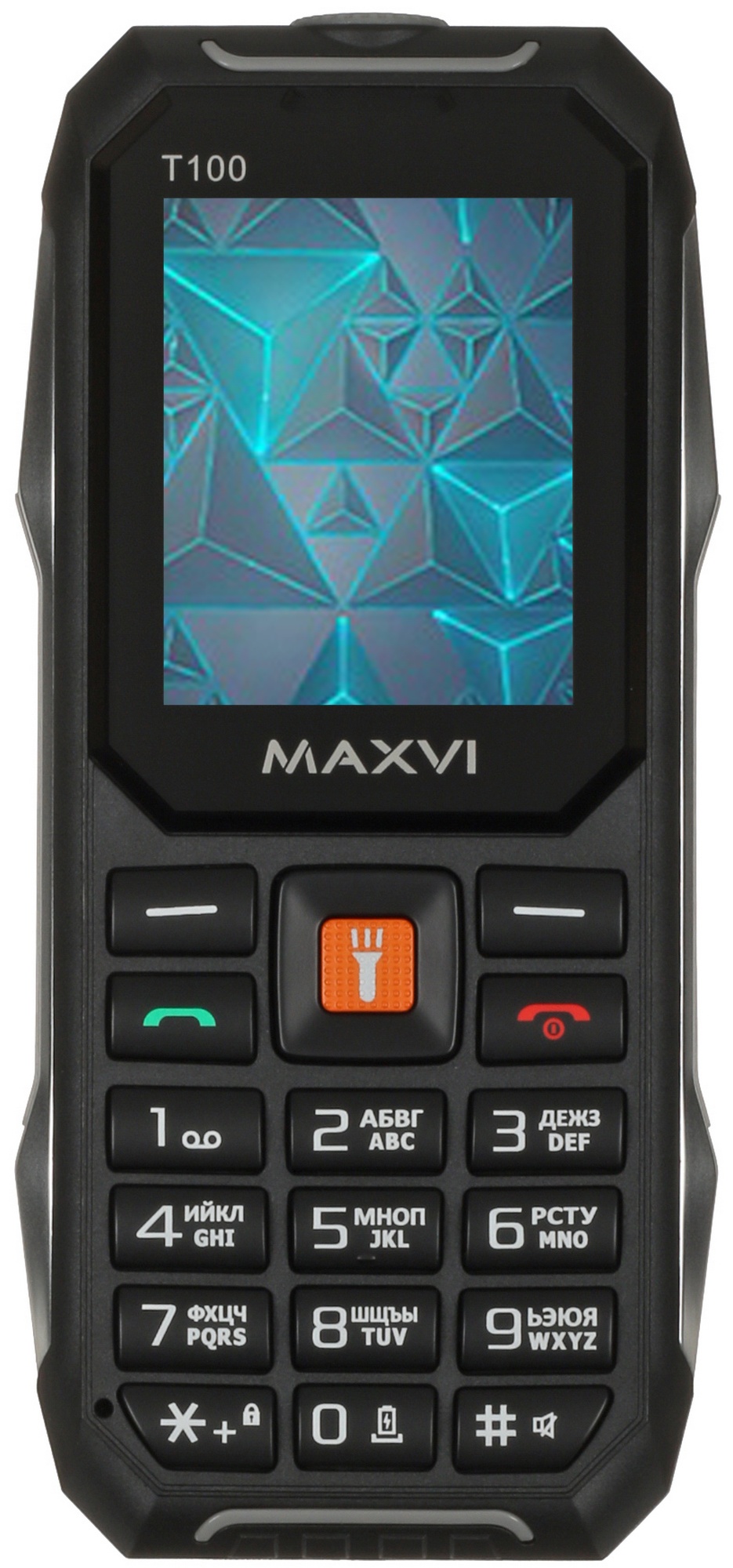 Мобильный телефон Maxvi T100 черный