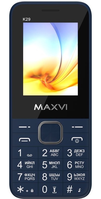Мобильный телефон Maxvi K29 синий