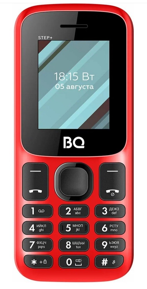 Мобильный телефон BQ 1848 Step+ Red+Black SC6531E