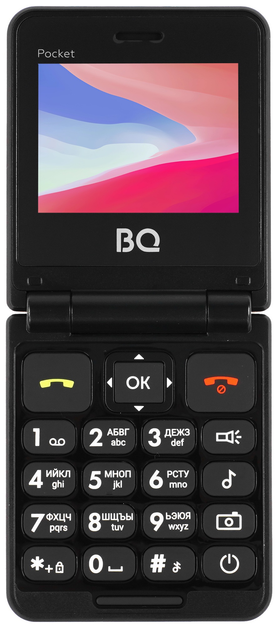 Мобильный телефон BQ 2456 Pocket красный