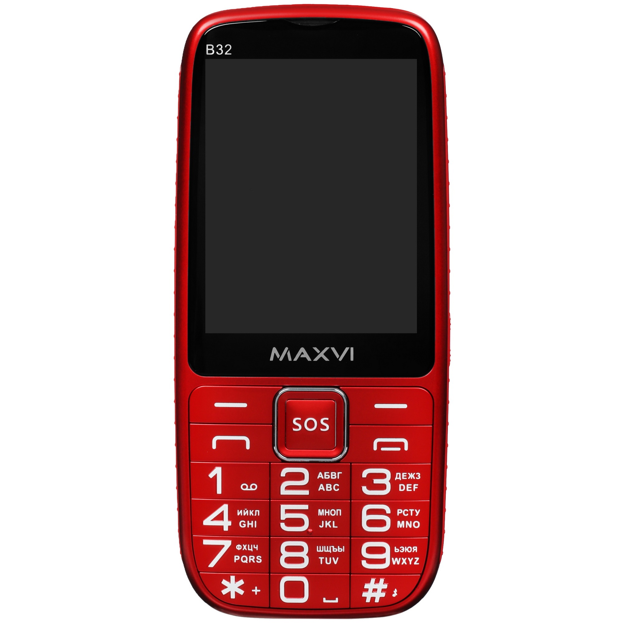 Мобильный телефон Maxvi B32 красный