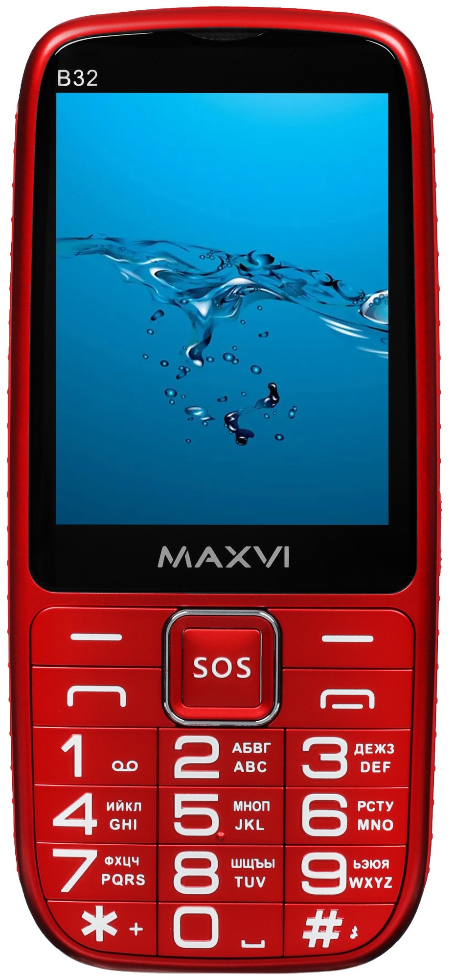 Мобильный телефон Maxvi B32 красный