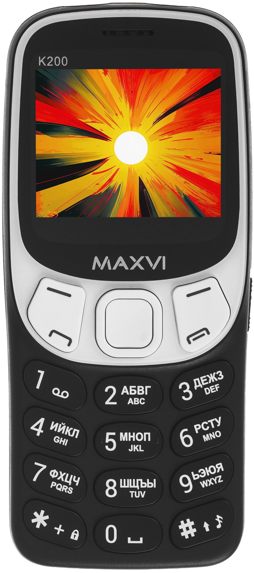 Мобильный телефон Maxvi K200 black