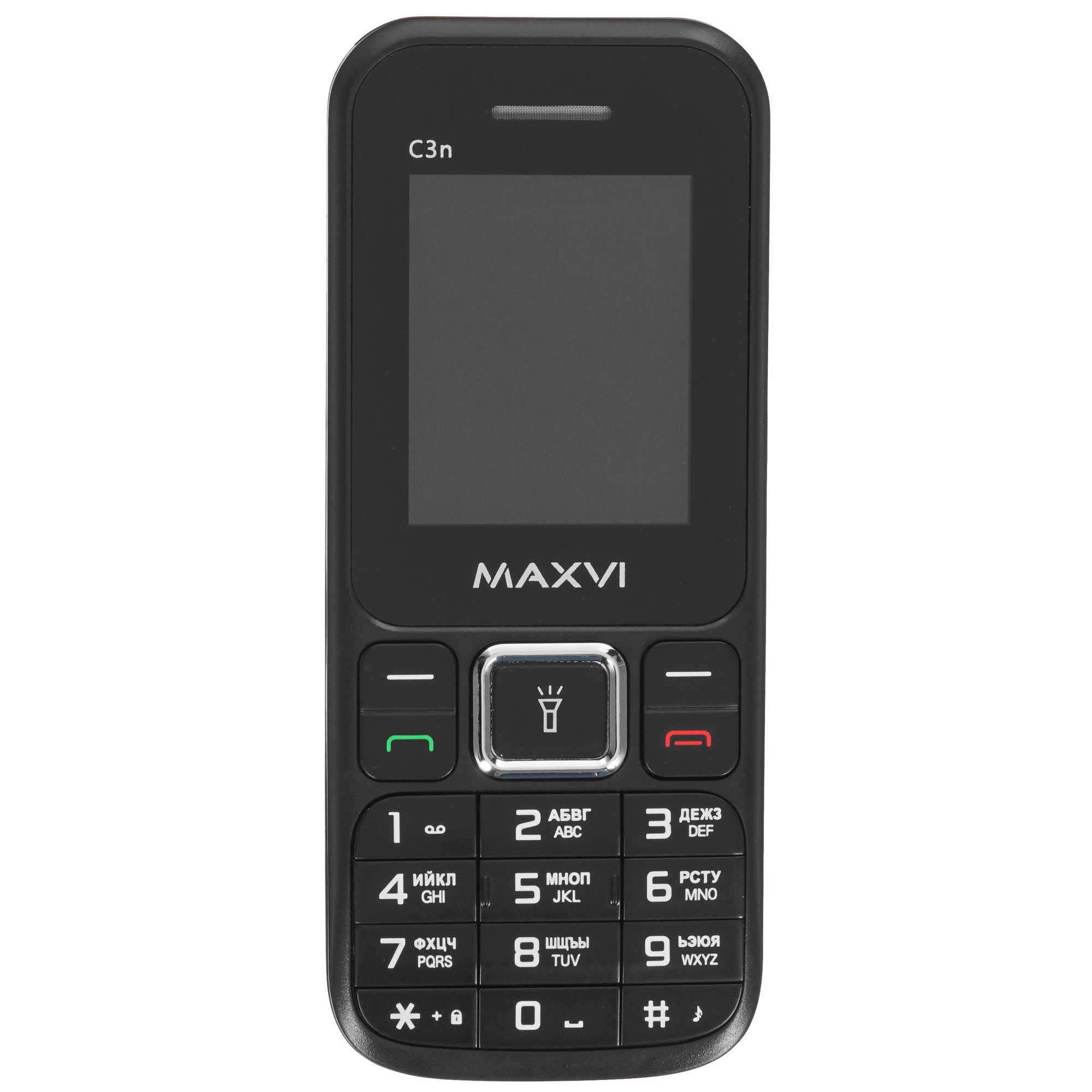 Мобильный телефон Maxvi C3n черный