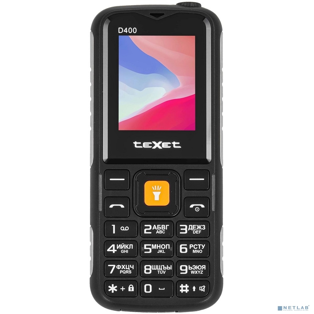 Мобильный телефон teXet TM-D400  черный