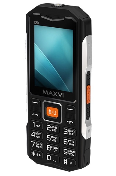 Мобильный телефон Maxvi T20 черный