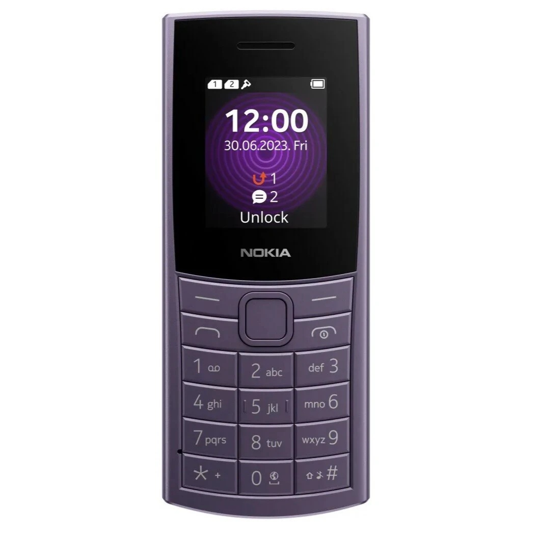 Мобильный телефон NOKIA 110 4G TA-1543 DS EAC 48Mb фиолетовый