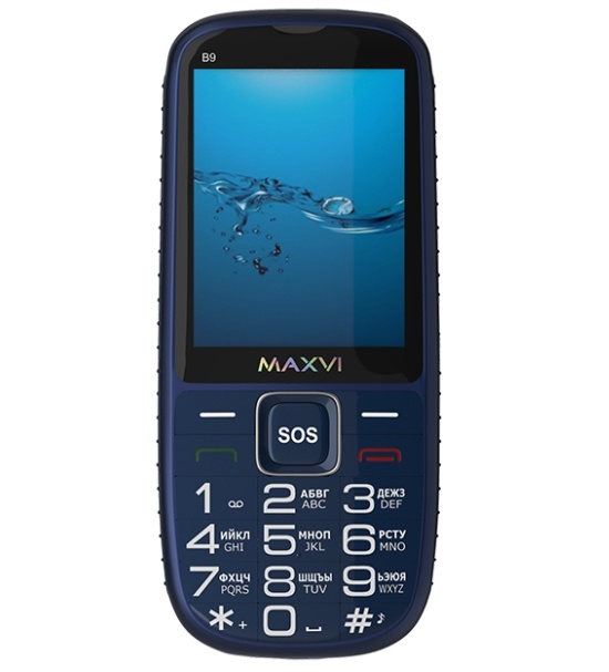 Мобильный телефон Maxvi B9 синий