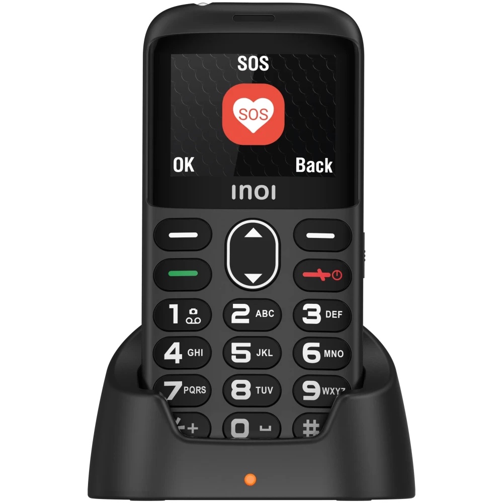 Мобильный телефон INOI 118B черный c Док-станцией