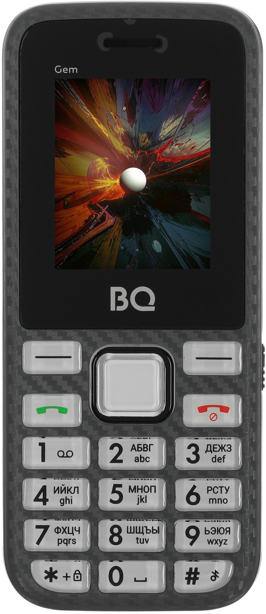 Мобильный телефон BQ 1860 Gem Gray (без СЗУ в комплекте). SC6533G, 1, 208MHZ, ThreadX, 32 Mb, 32 Mb,