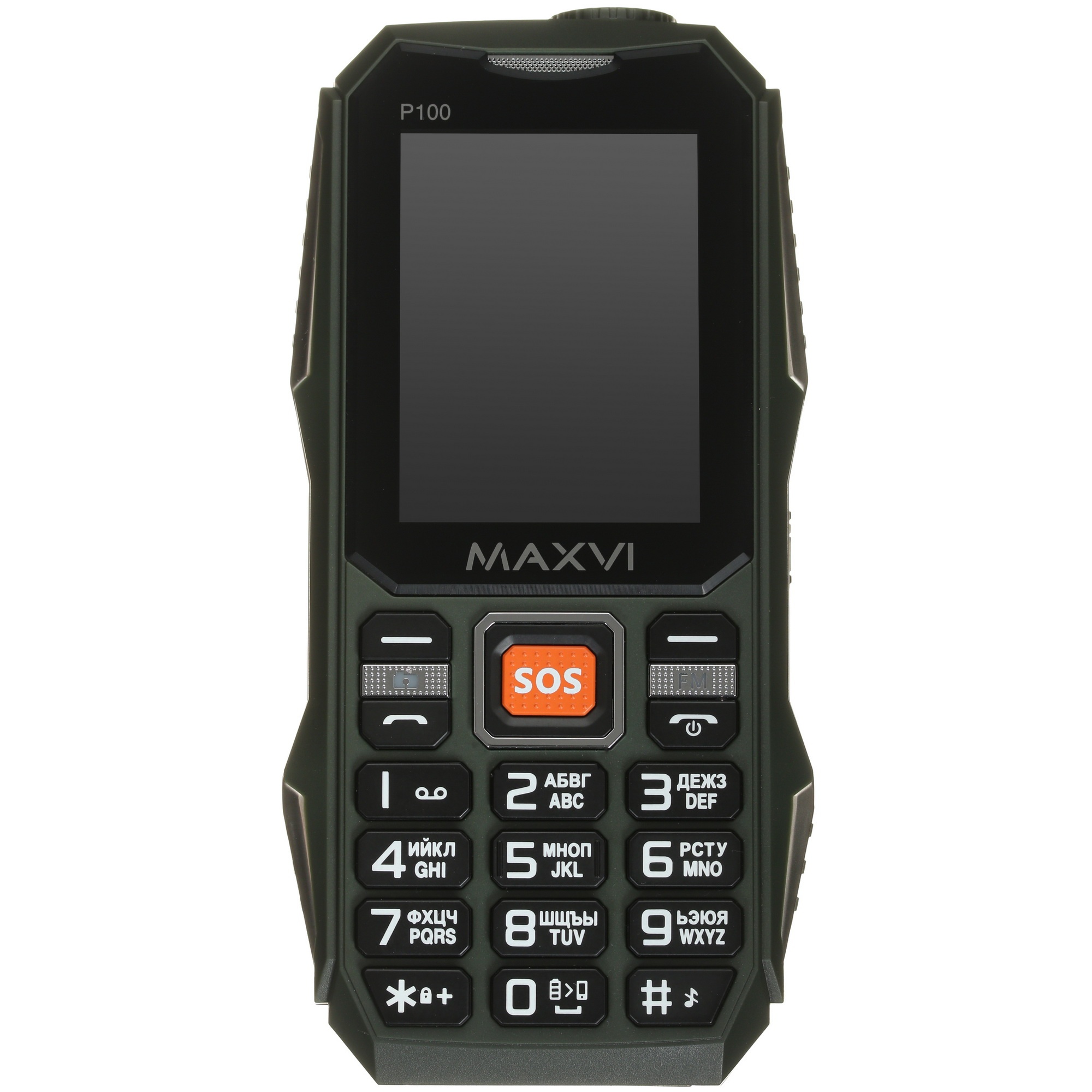 Мобильный телефон Maxvi P100 green