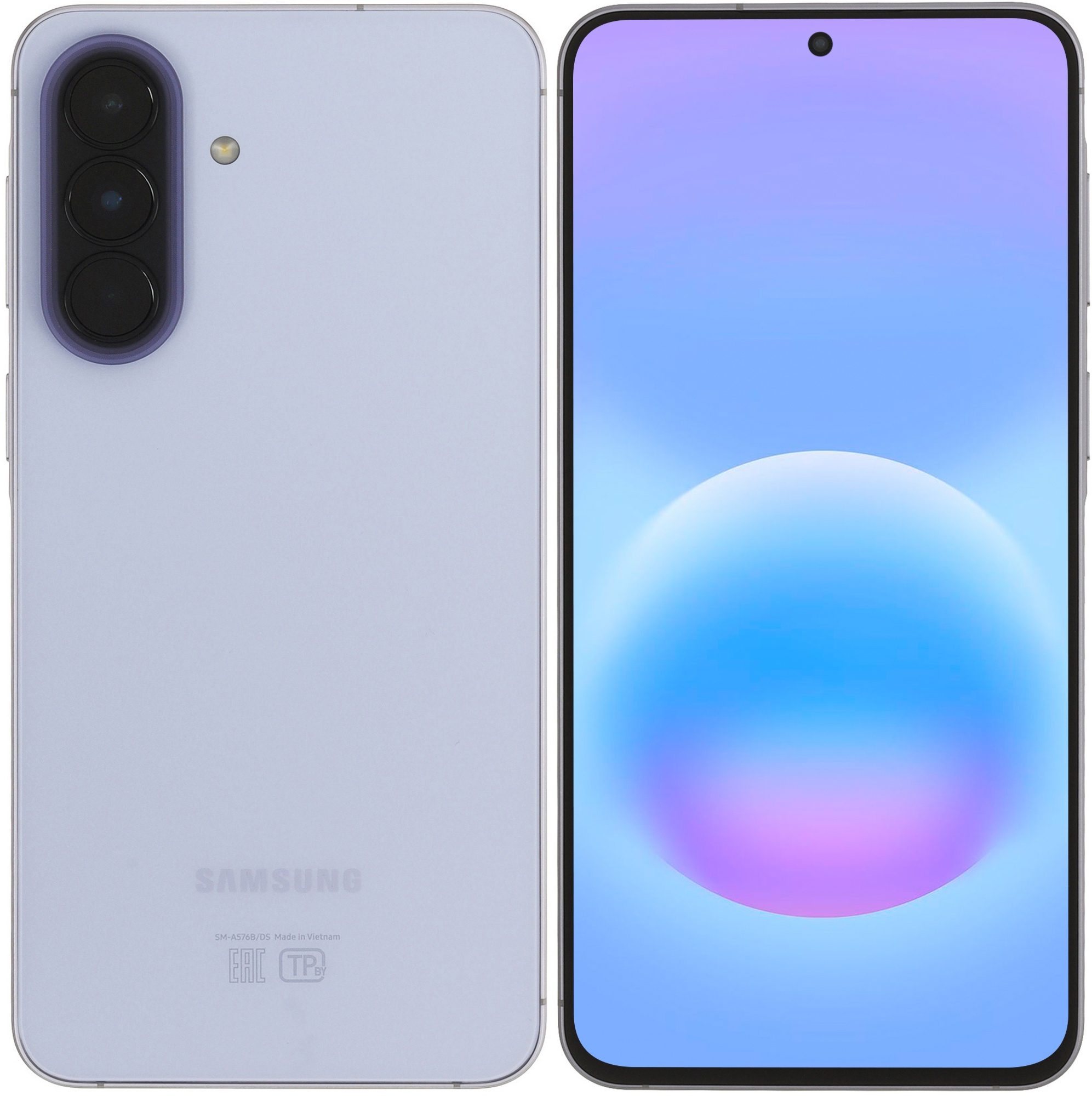 Смартфон Samsung SM-A576B Galaxy A57 5G 128Gb 8Gb сиреневый моноблок 3G 4G 2Sim 6.7" 1080x2340 Andro