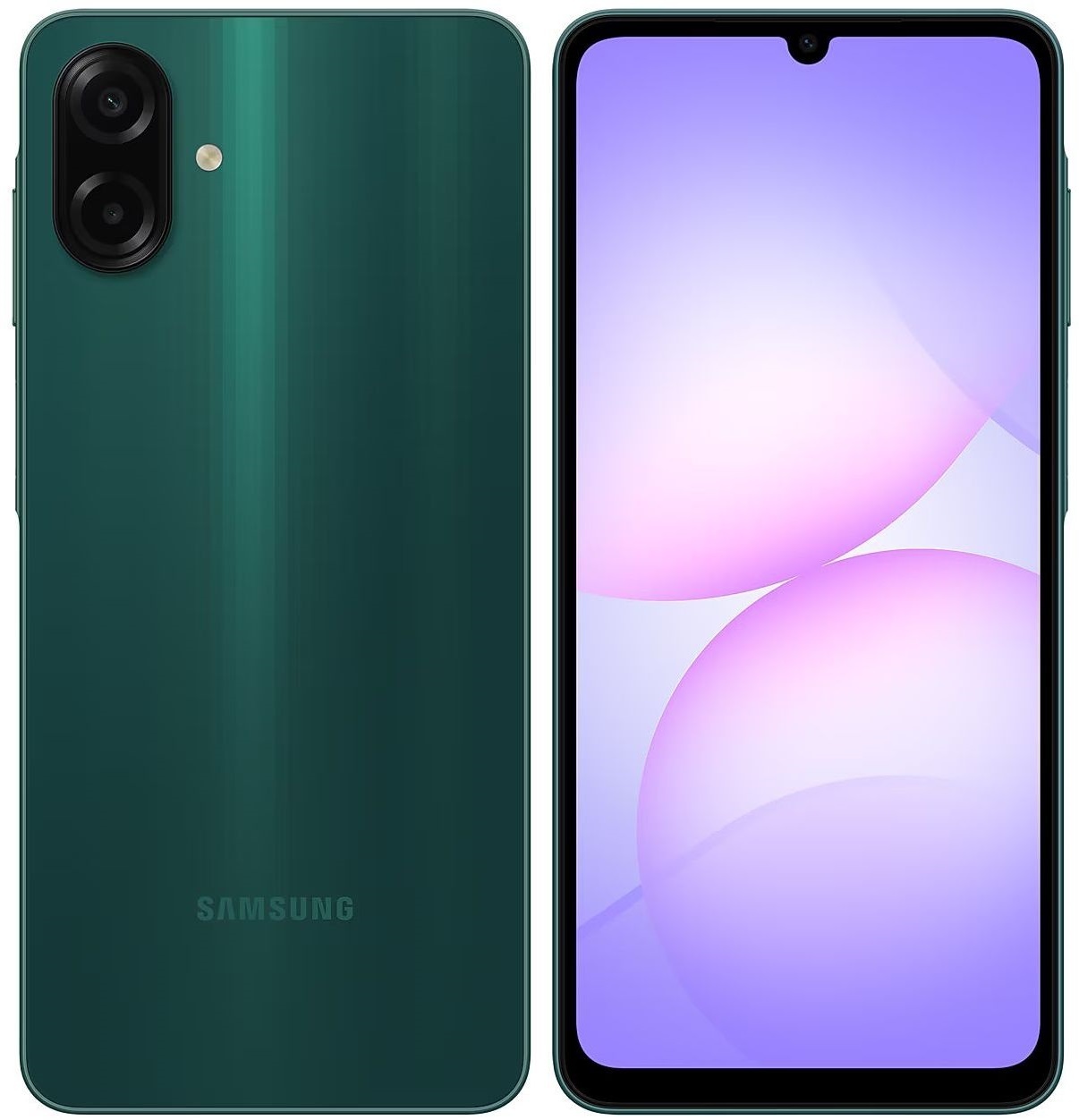 Смартфон Samsung SM-A075F Galaxy A07 64Gb 4Gb зеленый моноблок 3G 4G 2Sim 6.7" 720x1600 Android 15 5