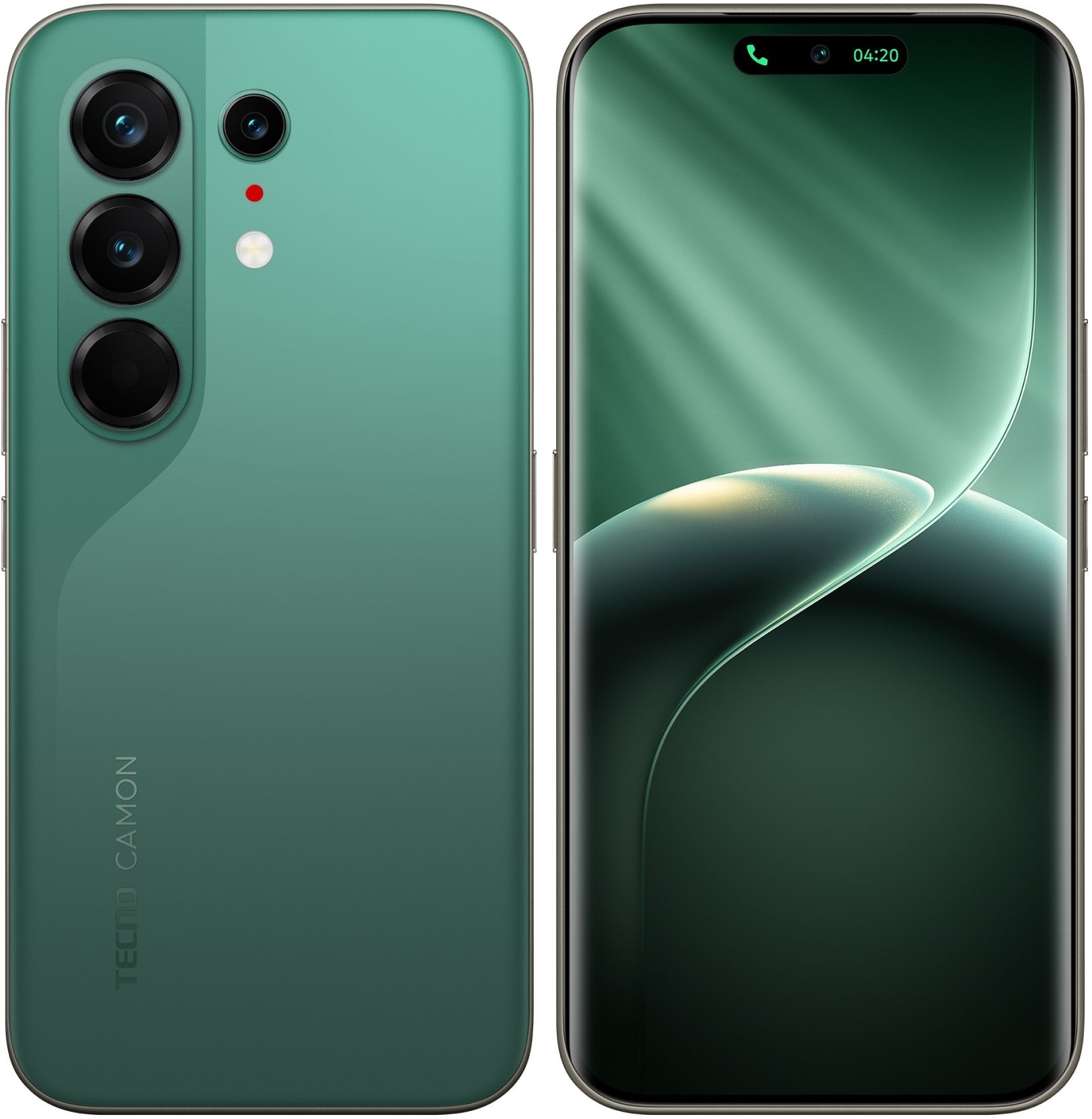 Смартфон Tecno Camon 50 Ultra 5G 256Gb 12Gb зеленый моноблок 3G 4G 2Sim 6.78" 1208x2644 Android 16 5