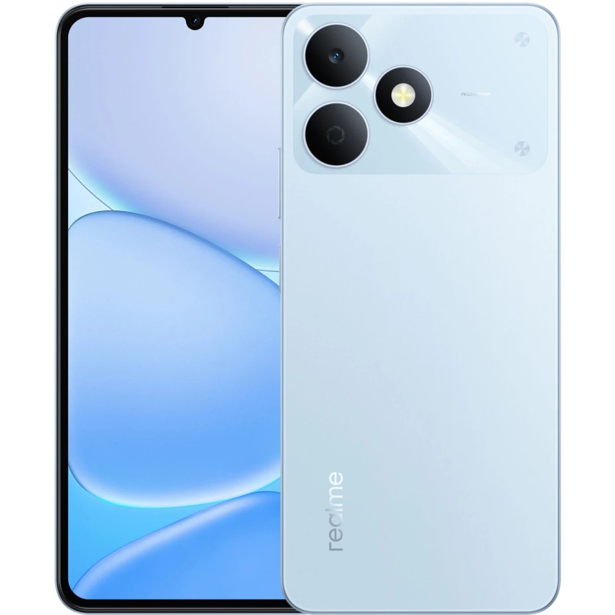 Смартфон Realme RMX5388 Note 80 128Gb 4Gb голубой моноблок 3G 4G 6.74" 720x1600 Android 14 32Mpix 80