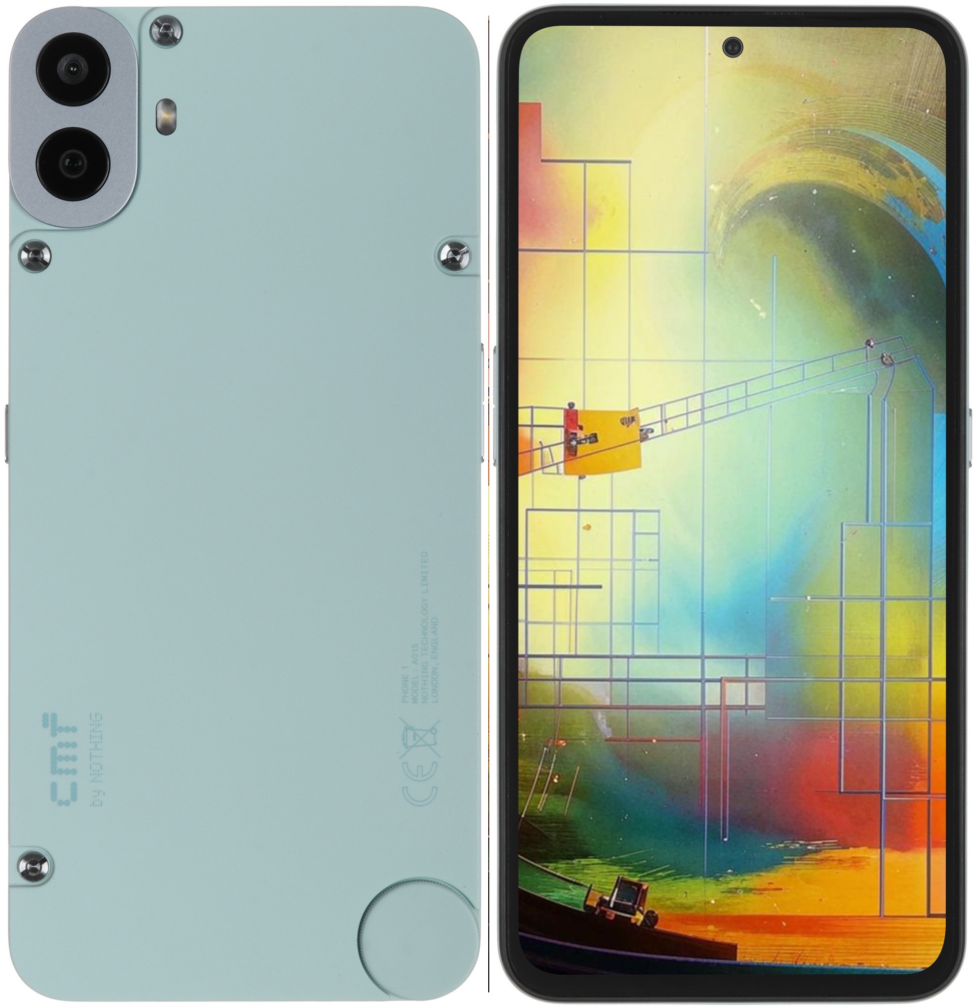 Смартфон NOTHING CMF Phone 1, 8/256Gb, зеленый