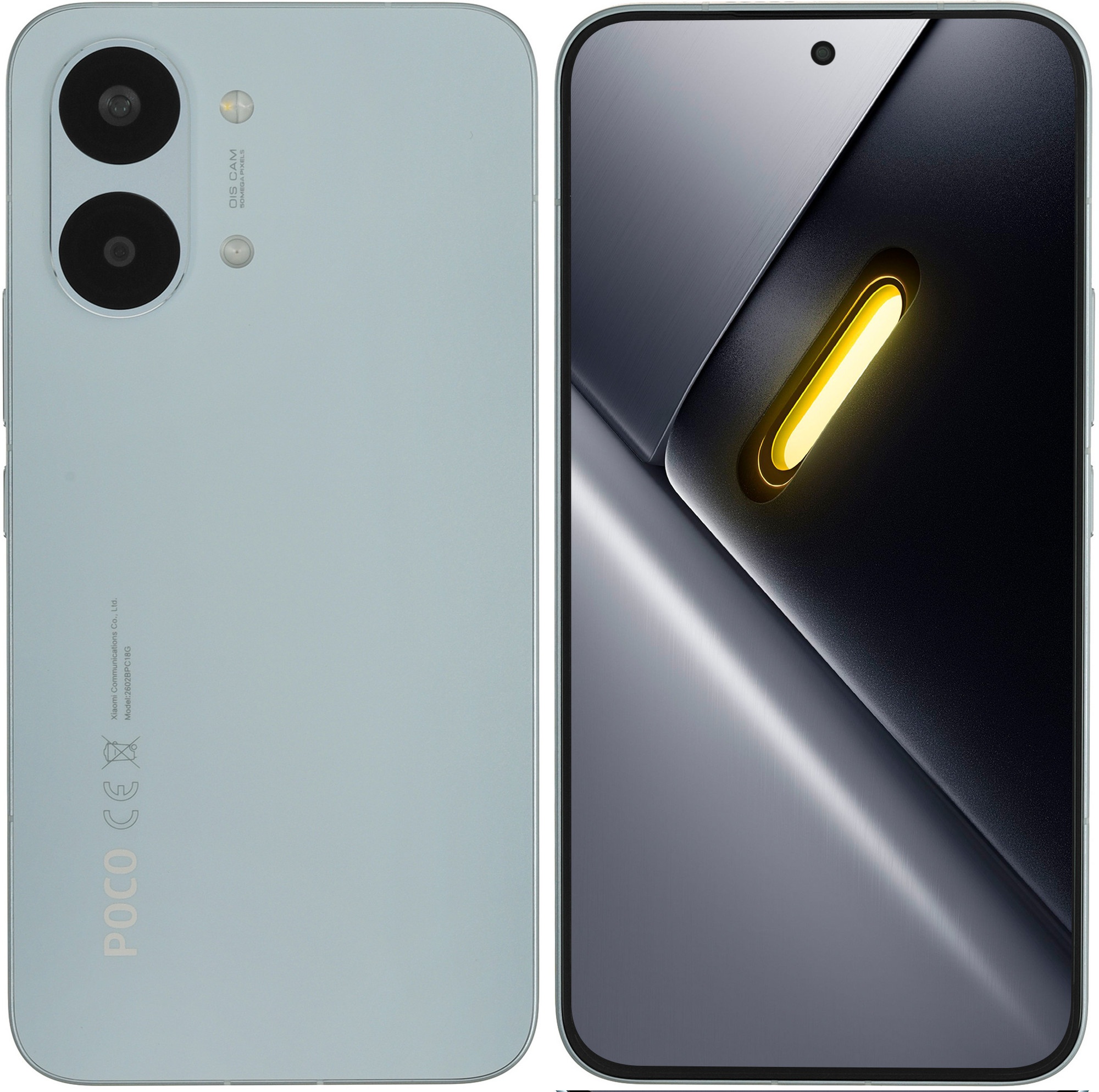 Смартфон Xiaomi Poco X8 Pro Max 512Gb 12Gb голубой моноблок 3G 4G 2Sim 6.83" 1280x2772 Android 15 50