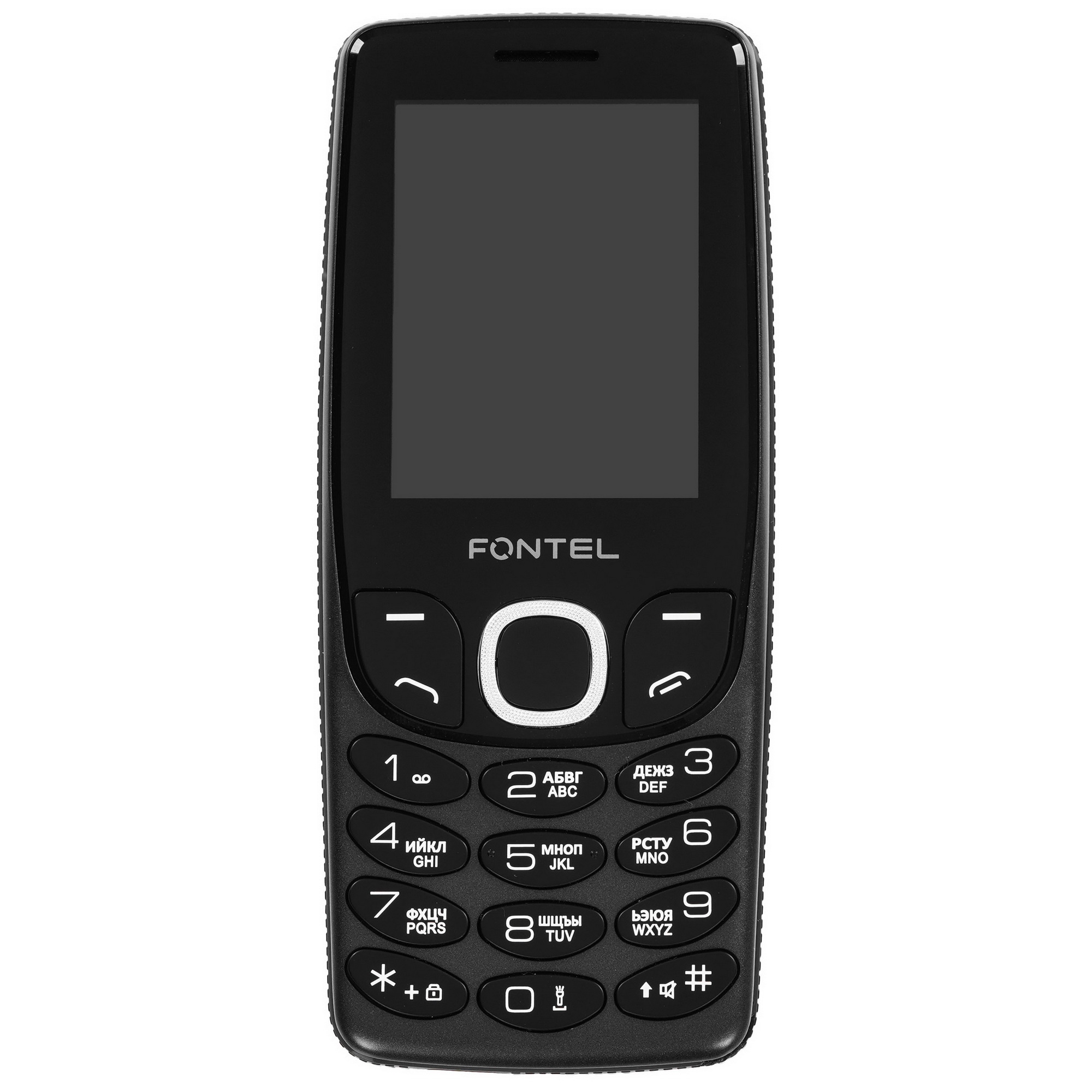 Мобильный телефон FONTEL FP250 черно-зеленый
